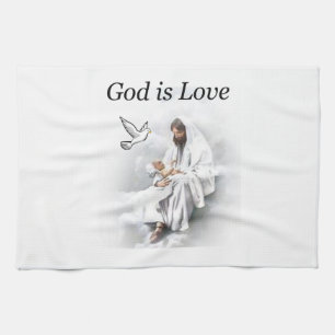 God is Love, Jezus keukenhanddoek