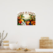 God is Love Poster PRINT (Keuken)