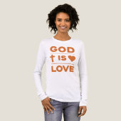 God Is Love Tri-Blend Shirt (Voorkant)