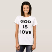 God is Love Women's T-shirt (Voorkant volledig)