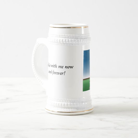 God is met mij steinmok bierpul (Voorkant links)