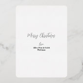 (God is met ons) Christelijke Folie Kerstmis Kaart (Achterkant)