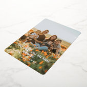 (God is met ons) Christelijke Folie Kerstmis Kaart (Gedraaid)