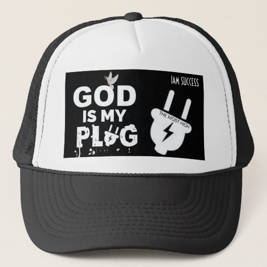 GOD IS MIJN CONTACT TRUCKER PET (Voorkant)
