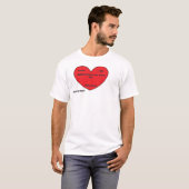 God is mijn hart t-shirt (Voorkant volledig)