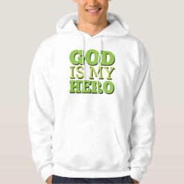 God is mijn held hoodie