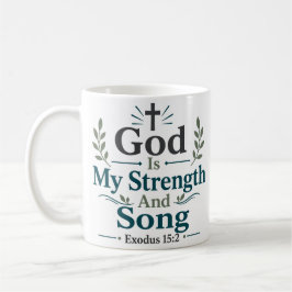 God Is Mijn Kracht En Lied Dagelijkse Schriftuurqu Koffiemok