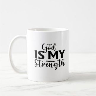 God is mijn kracht koffiemok