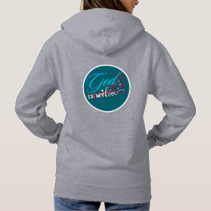 God is mijn liefde Christelijk Hoodie