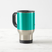 God is mijn mede-piloot Travel Mug Reisbeker (Voorkant links)