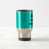 God is mijn mede-piloot Travel Mug Reisbeker (Center)