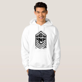 God is mijn Opperbevelhebber - zwart embleem Hoodie