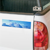 GOD IS MIJN PILOT BUMPERSTICKER (Op Truck)