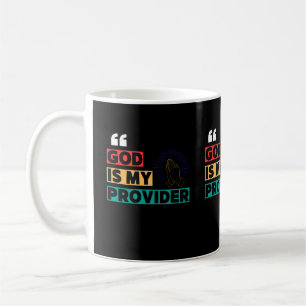 God is mijn provider koffiemok