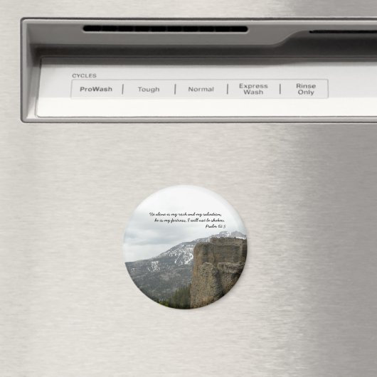 God is mijn Rock & Salvation Magneet (Insitu (Vaatwasser))