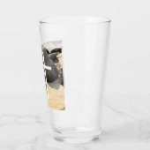 God is Mijn Rots Bijbelvers Wit Kruis Christelijk Glas (Links)