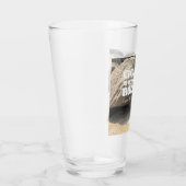 God is Mijn Rots Bijbelvers Wit Kruis Christelijk Glas (Rechts)