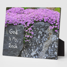 God Is Mijn Rots Fotoplaat