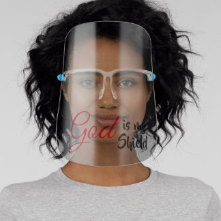 God is mijn schild gelaatsscherm