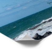 God is mijn Sterke Inspirerend Bijbelverse Poster (Hoek)