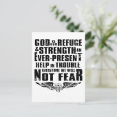 God is mijn toevlucht briefkaart (Staand voorkant)