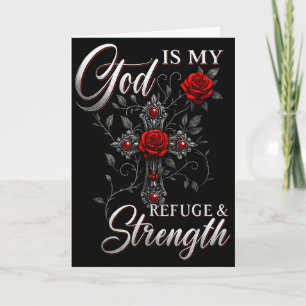 God Is Mijn Toevlucht En Kracht Rozenkruis Geloof  Kaart