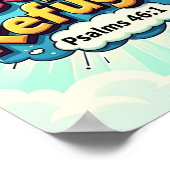 God is mijn toevlucht poster (Hoek)