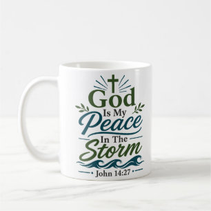 God Is Mijn Vrede In De Storm Ochtendgebed Quote Koffiemok