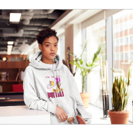 God is misschien niet bij jou, maar ik ben wel bij hoodie