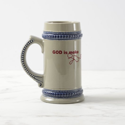 GOD is Moka Liefde Bierpul (Links)