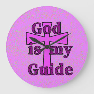 God Is My Guide Wandklok