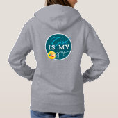 God Is My Joy Christelijk Basic T-shirt Hoodie (Achterkant)