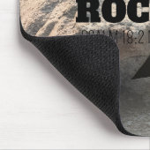 God is My Rock Bible Verse Black Cross Christian Muismat (Hoek)