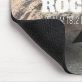 God is My Rock Bible Verse White Cross Christian Muismat (Hoek)