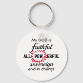 GOD IS NIET CHRISTELIJK SLEUTELHANGER (Voorkant)