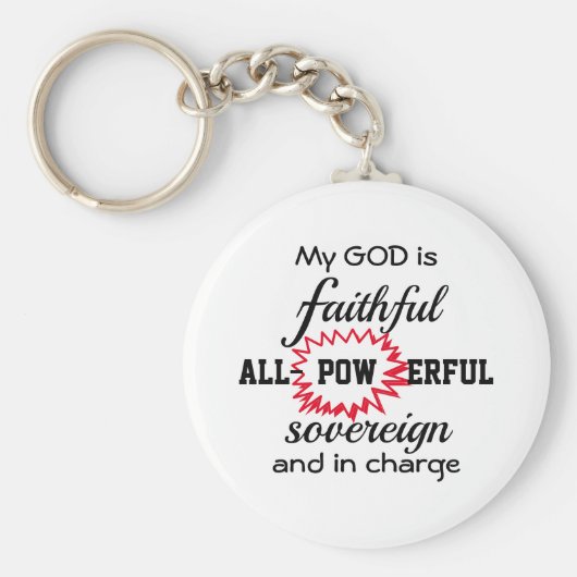 GOD IS NIET CHRISTELIJK SLEUTELHANGER (Voorkant)