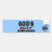 "God is niet dood" Bumpersticker (Voorkant)