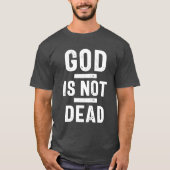 God is niet dood | CHRISTELIJK T-shirt (Voorkant)