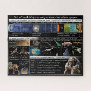 God is niet dood, hij is gewoon minder ambitieus 5 legpuzzel