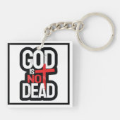 God is niet dood sleutelhanger (Achterkant)
