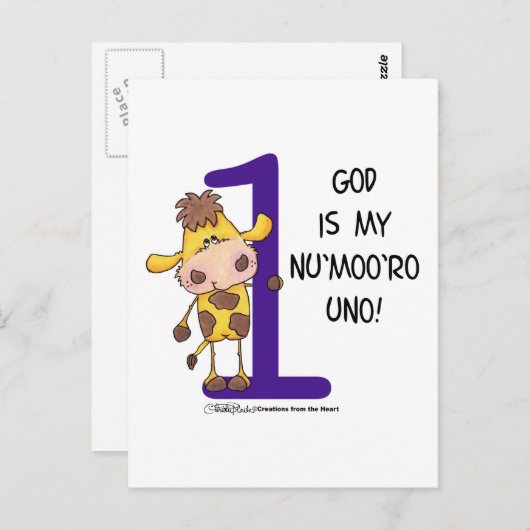 God is Nu'moo'ro Uno! Briefkaart (Voorkant / Achterkant)