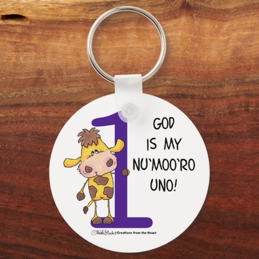 God is Nu'moo'ro Uno! Sleutelhanger (Voorkant)
