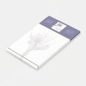 God is ons toevlucht- en krachtmonogram post-it® notes (Schuin)