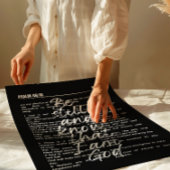 God is ons toevluchtsoord Psalm 46 Herfst muurkuns Poster