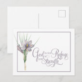 God is ons Vluchtel en onze kracht Briefkaart (Voorkant / Achterkant)