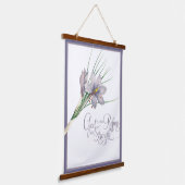 God is ons Vluchtel en onze kracht Hangend Wandkleed (Gebogen)