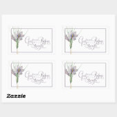 God is ons Vluchtel en onze kracht Rechthoekige Sticker (Vel)