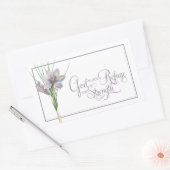 God is ons Vluchtel en onze kracht Rechthoekige Sticker (Envelop)