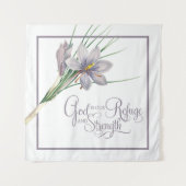 God is ons Vluchtel en onze kracht Wandkleed (Voorkant)