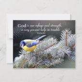 God is ons Vluchtel en Sterkte Kaart (Voorkant)